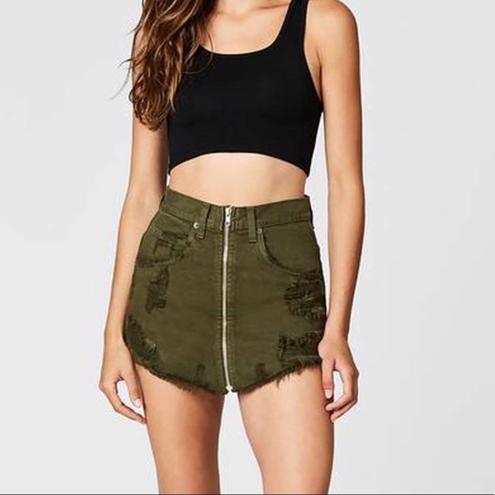 🔥SALE🔥 Green Carmar Beatrice Skirt size 27 NWT